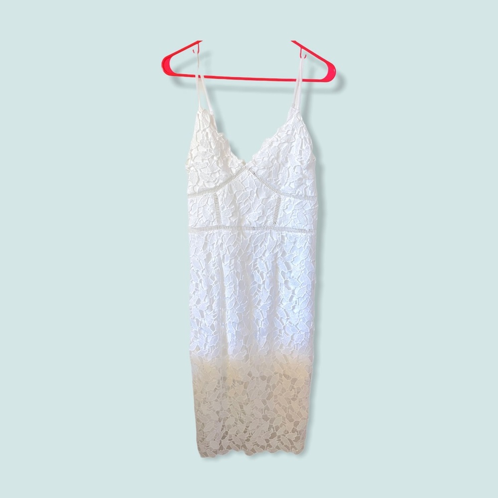 Like new, white party dress!